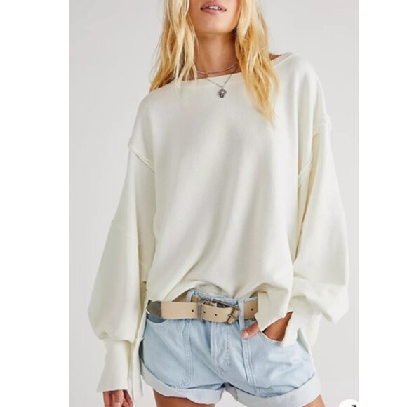 We The Free Camden Sweatshirt *White - Picture 2 of 13